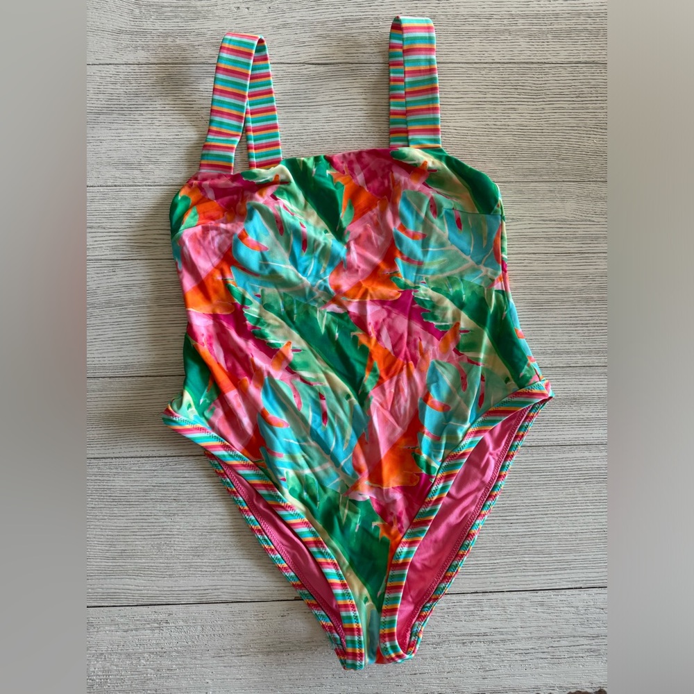 Show Me Your Mumu Yacht One Piece- Tropic Palms- size M